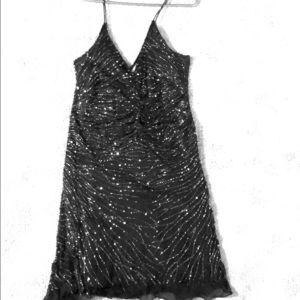 A little black sequins dress